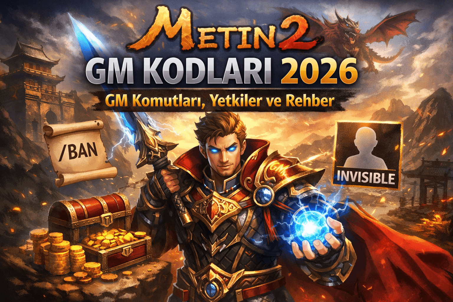 Metin2 GameMaster (GM) Kodları 2026: GM Komutları, Yetkiler ve Rehber